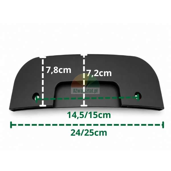 Black bead breaker blade cover 24 cm with dimensions