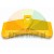 Yellow contoured plastic bead breaker shovel protector for tire changer