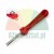 Valve core remover tool with a red handle on a white background