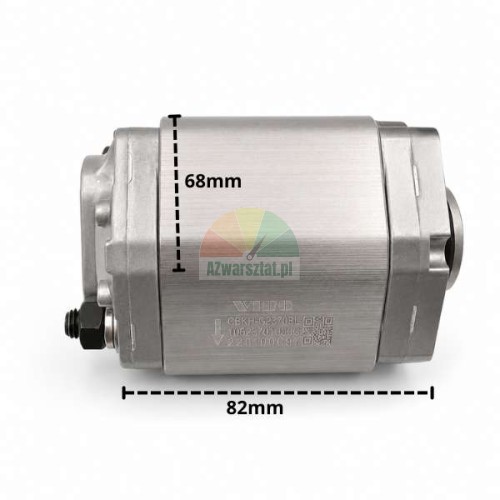 Hydraulic gear pump CBKL-G2370BL with indicated dimensions of 68mm and 82mm.