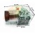 Transparent solenoid valve connector plug AC230V with dimensions 48 mm by 27 mm.