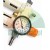 Air filter regulator with pressure gauge for compressor showing the manometer dial with bar and psi scales, and an orange adjustment knob