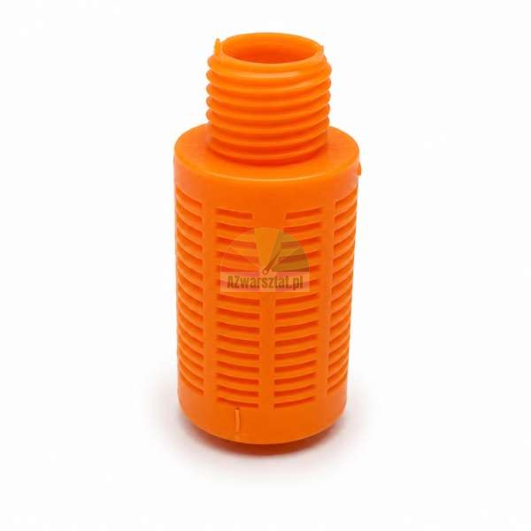 Plastic silencer, 12.7 mm thread (orange)