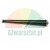 Black 109 cm hydraulic cylinder with mounting bracket on a white background