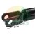 Black clevis mount end of a hydraulic cylinder with dimension indicators of 100 mm and 127 mm.