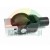 Black two-post car lift chain pulley roller with 38 mm bracket on white background