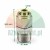 Metal straight push-in fitting for 4 mm tube and 9.7 mm thread with dimensions