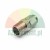 Metal male straight push-in pneumatic connector fitting on a white background