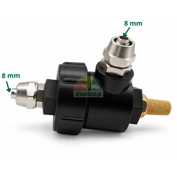 Universal quick exhaust valve for bead breaker cylinder Type I 8mm/8mm