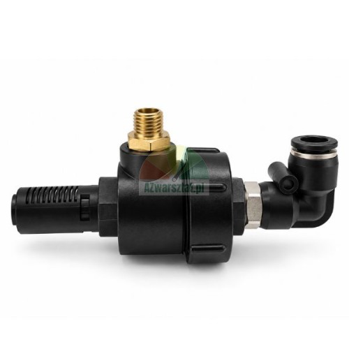 Quick exhaust valve Type B 8mm / 9.7mm with silencer and brass threaded fitting