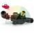 Black automatic water level control float valve with brass thread and quick connector