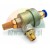 Pneumatic quick exhaust valve with sintered bronze silencer muffler and push-in fitting on white background