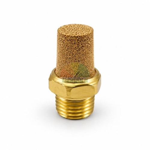 Sintered bronze pneumatic air silencer and exhaust muffler with G1/4 inch thread for tyre changers