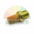Brass sintered bronze pneumatic muffler silencer breather vent on white background