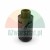 Black plastic pneumatic silencer muffler with G1/8 male thread