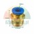 Straight brass pneumatic push-in fitting G 16 mm for 8 mm hose