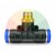 Pneumatic T-type push-in fitting with G12.7 mm male thread and two 8 mm tube connections