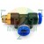 Pneumatic T-shaped push-in fitting with 9.7 mm male thread and two 8 mm tube ports