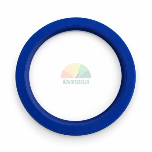 Blue hydraulic lift cylinder seal 60x70x8 mm on a white background