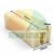 White car lift slider block measuring 70x30x29 mm with a guide groove