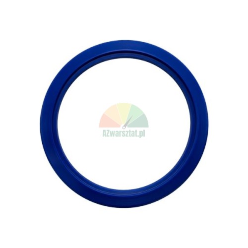Blue polyurethane hydraulic lift cylinder seal ring 60x70x6 mm on a white background