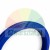 Blue polyurethane hydraulic U-cup piston and rod seal UHS 60 70 6 on a white background.