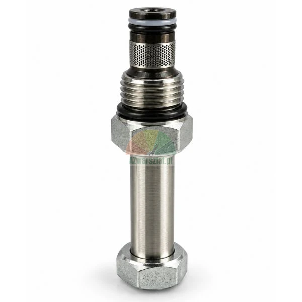 Hydraulic lowering valve cartridge for 13mm / G19mm solenoid coil with thread and mesh filter