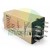 H3Y-2 electronic timer relay with pin connectors and circuit diagram on beige housing