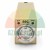 Analog time relay in a beige housing with a transparent dial knob for seconds and LED indicators