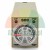 Analog solid-state timer relay H3Y with 0-10 seconds adjustment dial and indicator LEDs on white background