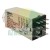 Omron H3Y-4 timer relay with wiring diagram and 14-pin base on a white background