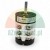 Breter industrial rotary cam switch 20A 400V with metal operating shaft on a white background