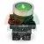 Green push button switch with arrow for lift control, 1xNC contact block
