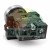 ABB industrial push button switch with NC contact block NB2-BE102 on white background.