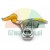 Steel 28mm tyre changer mount demount duck head with yellow plastic protective inserts