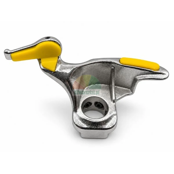 Steel demount duck head 29 mm for tire changer with yellow plastic protective inserts