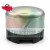Round galvanized metal dust cap with black rubber base for wheel hub