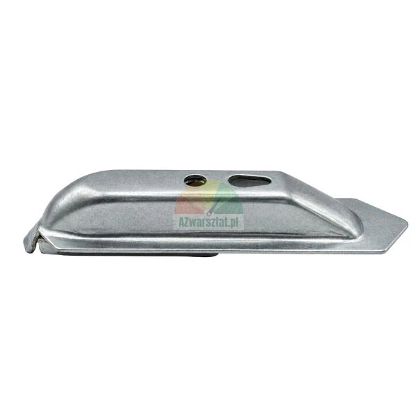 Metal tyre changer jaw guide element Type B on a white background