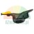 Black tire changer mount demount duck head tool with yellow plastic protective inserts.