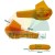 Plastic rim protector set Type W+ for tyre changer demount head with dimensions