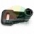 Black plastic rotation switch connector lever 8mm for tyre changer on white background