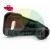 Black plastic mounting bracket with elongated hole and cylindrical sleeve