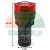 Red LED buzzer indicator light AC 220V with dimensions