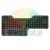 Black perforated rubber pad with round holes on a white background