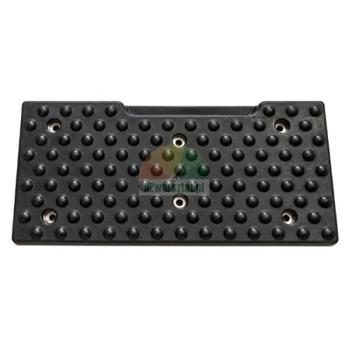 Black bead breaker rubber pad Type A for tyre changer with anti-slip studs and mounting holes