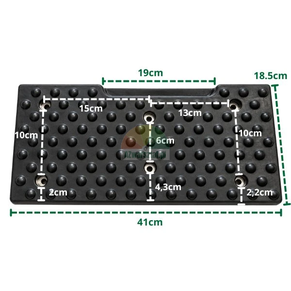 Bead breaker rubber pad Type A with dimensions