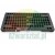 Black perforated rubber mat with round holes and 2 cm thickness indicator on white background