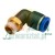 L-type elbow pneumatic fitting, 12.7 mm thread, 8 mm push-in connector