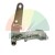 Aluminum control foot pedal for tire changer machine type A on white background