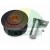 Chain guide pulley set with brass bushing, steel mounting pin and screw for vehicle lift